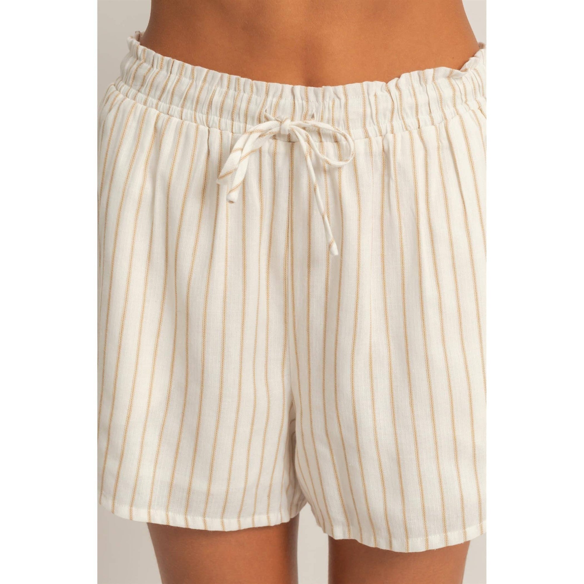 Makaila Striped Drawstring Shorts - Cloth + Cabin