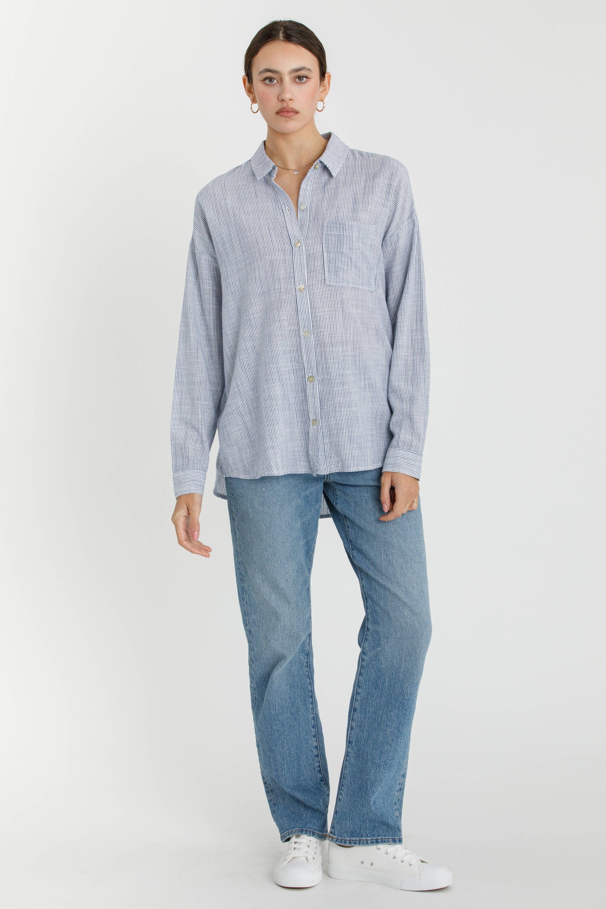 Harley Stripe Button Down Shirt - Cloth + Cabin
