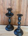 Black Empire Taper Candle Holder Medium