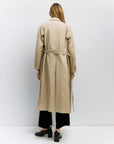 Diane Brushed Twill Trench Coat - Cloth + Cabin