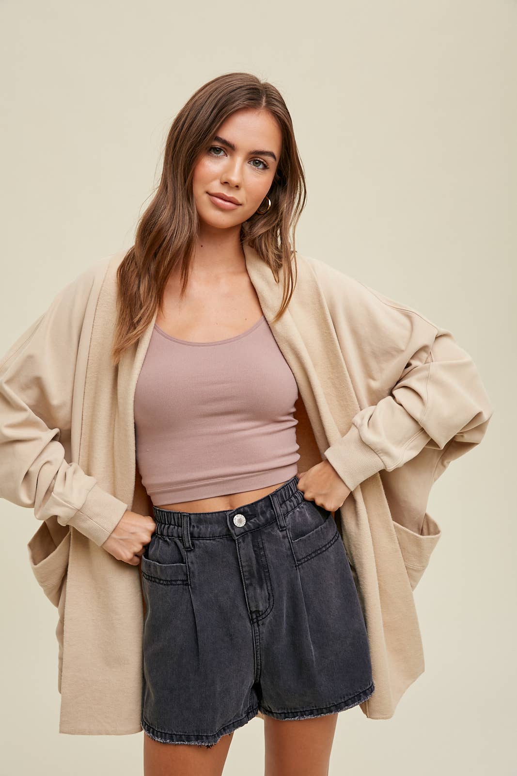 Jocelynn Draped Cardigan - Cloth + Cabin