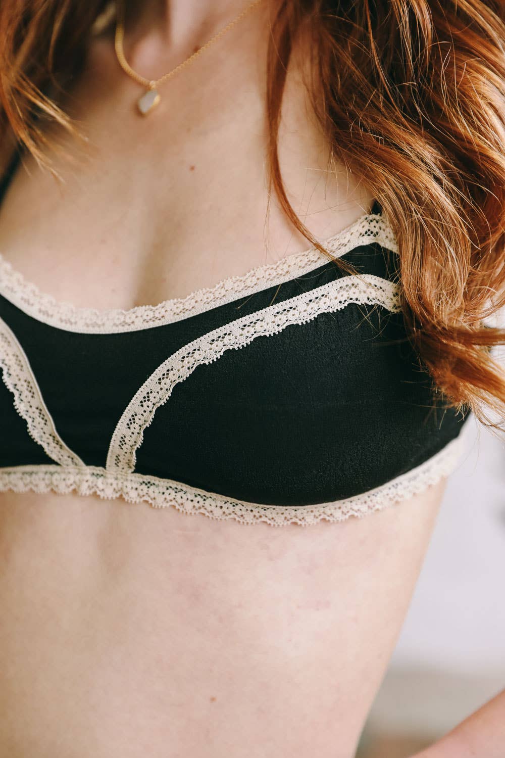 Susie Retro French Lace Trim Shorts - Cloth + Cabin