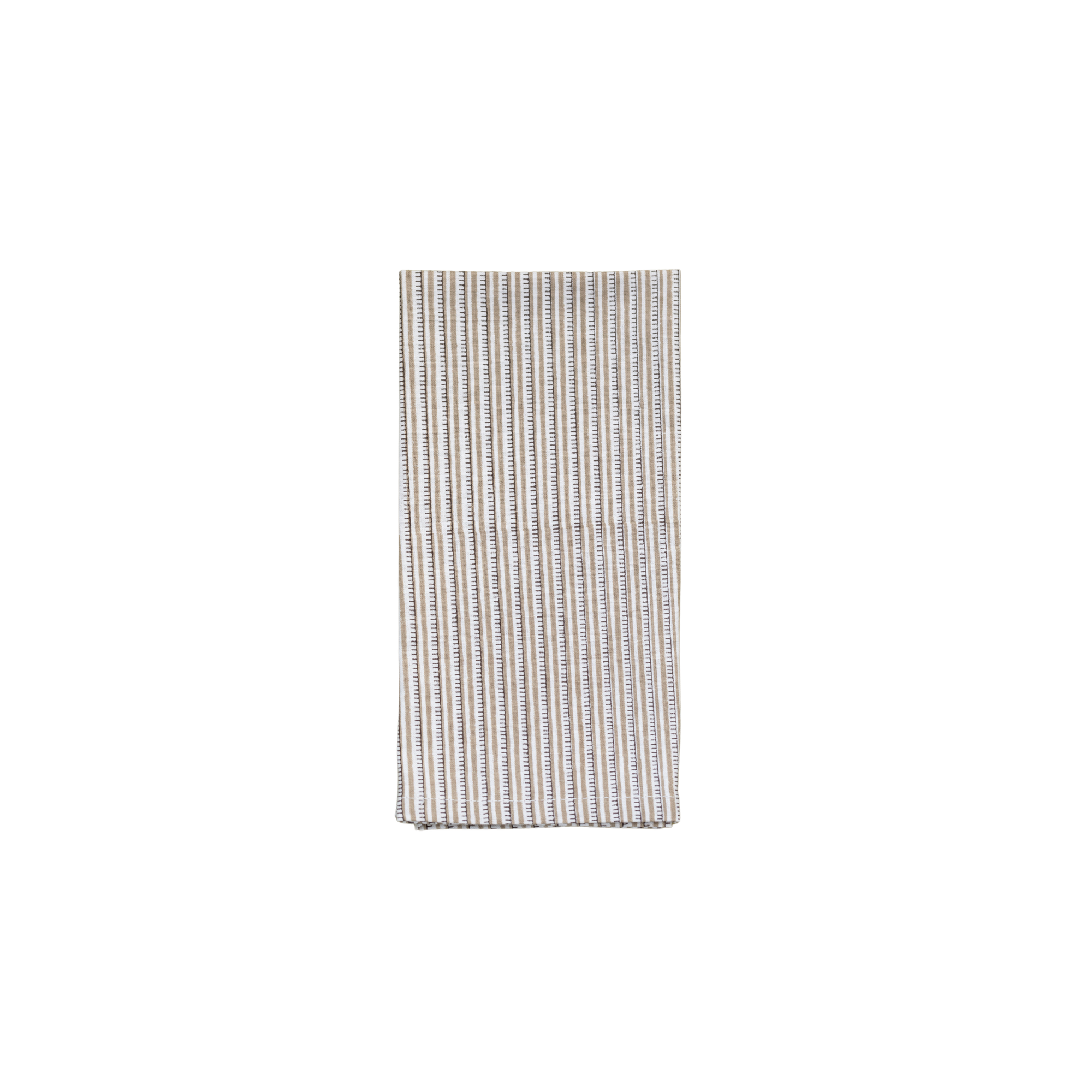 Clémence Table Napkin in Brown / Set of 4 - Cloth + Cabin