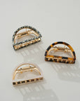 Rosalie Core Classic Half Moon Metal Claw Clip - Cloth + Cabin