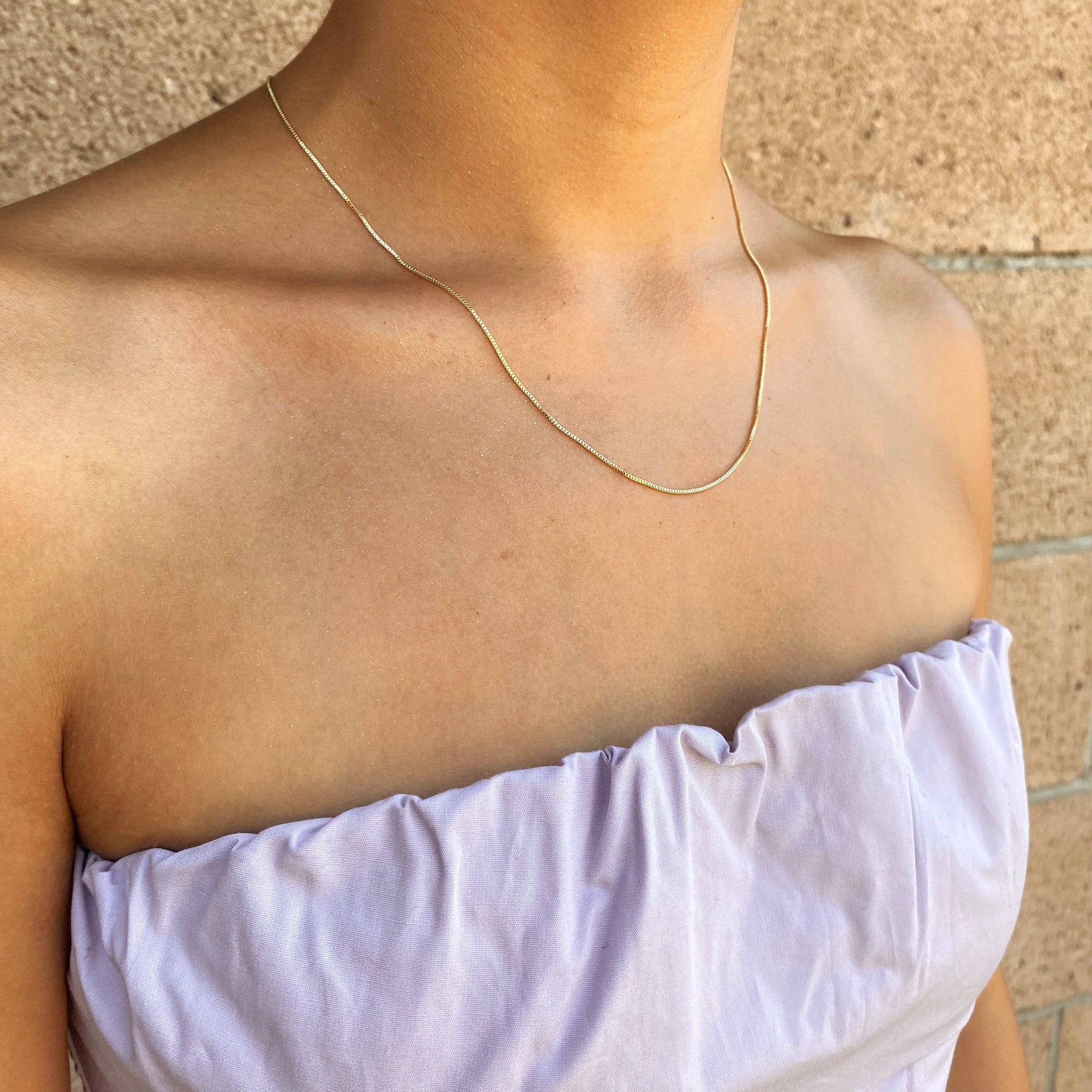 18k Gold Filled Adjustable Sizing Necklace - Cloth + Cabin
