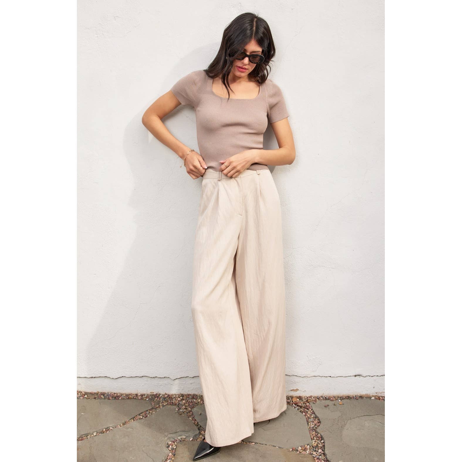 My Go To Wide Leg Trousers - Cloth + Cabin