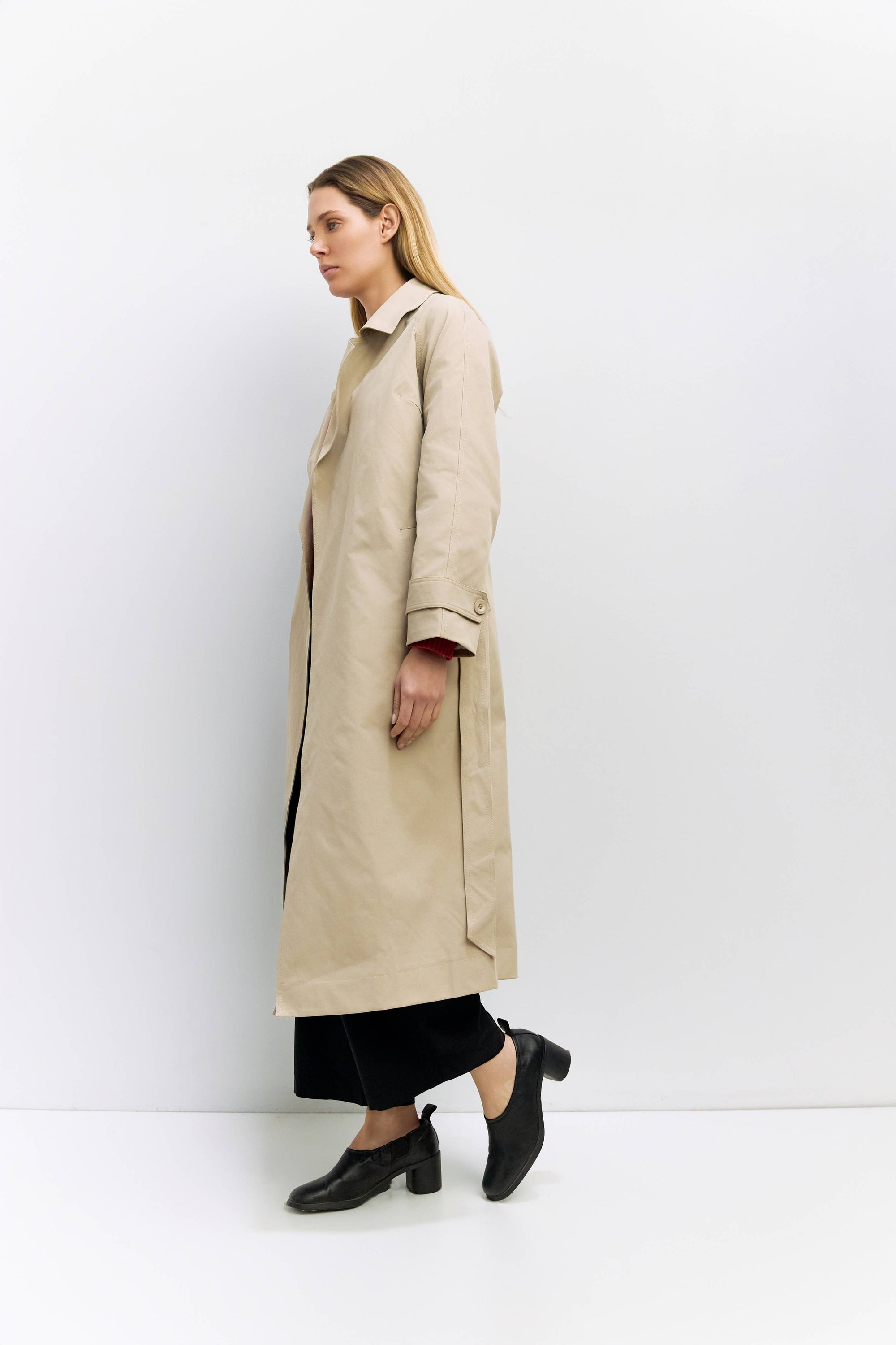 Diane Brushed Twill Trench Coat - Cloth + Cabin
