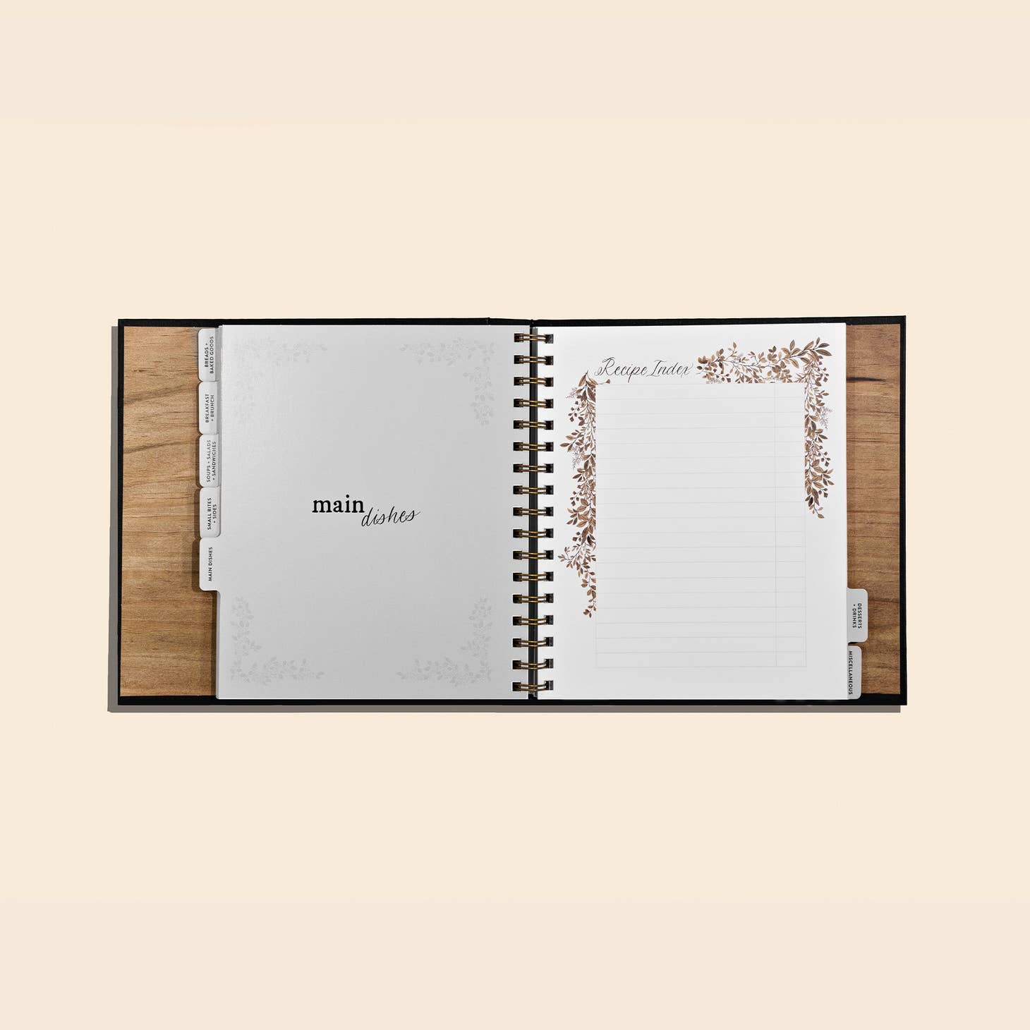 Around Our Table: Blank Recipe Book with Recipe Cards - Cloth + Cabin