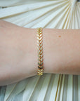 Dainty Leaf Bracelet - Cloth + Cabin