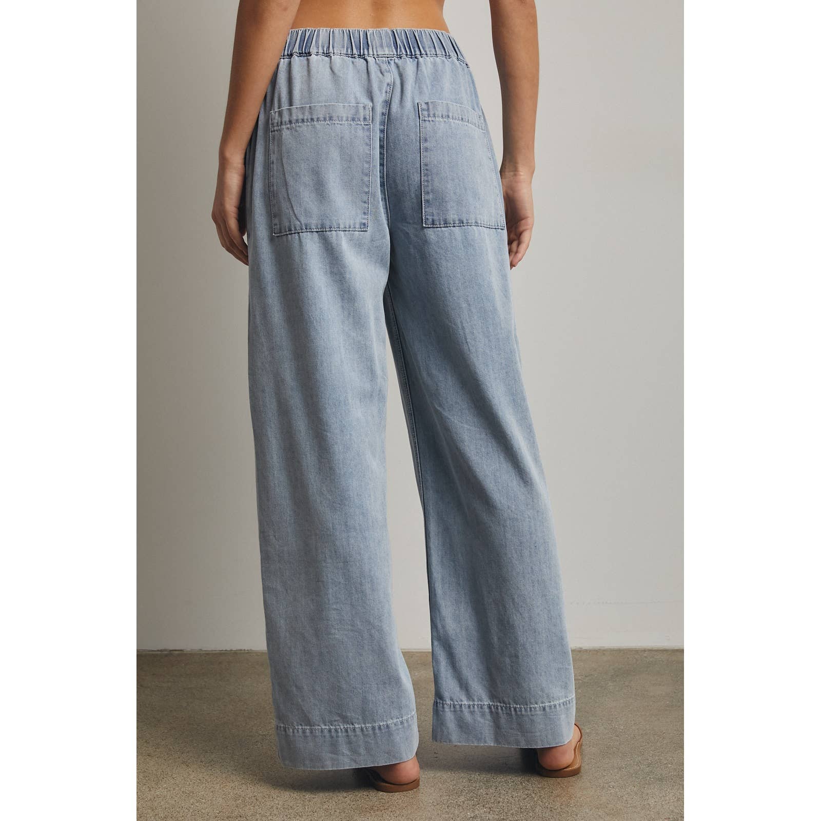 Nola Wide Leg Denim Pants - Cloth + Cabin