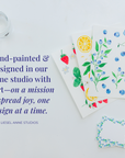 Blueberry Flat Notecards - Sets of 8
