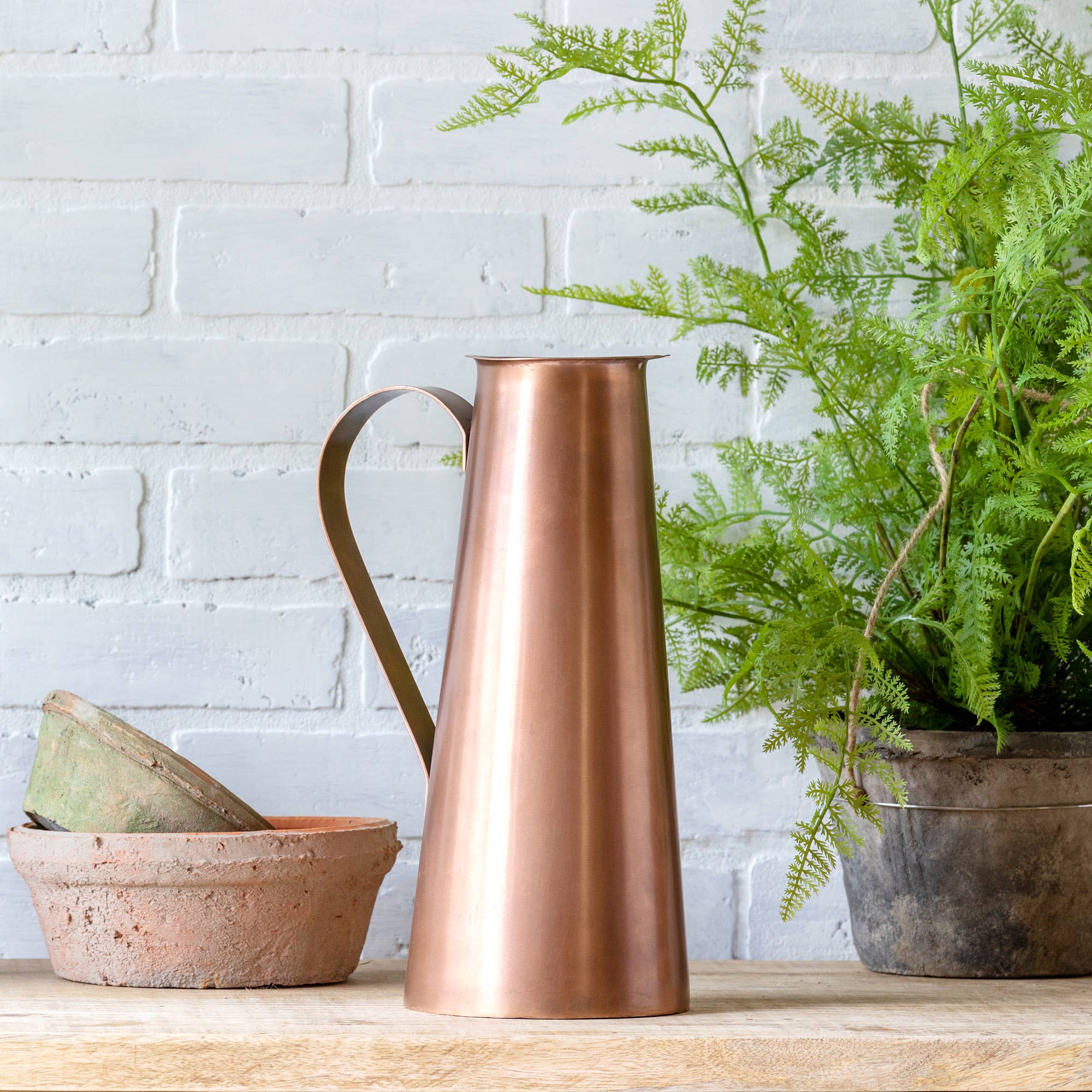 Copper Tall Pitcher - Cloth + Cabin