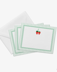Strawberry Flat Notecards - Sets of 8