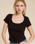 Juliette Scoop Neckline Tee - Cloth + Cabin