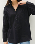 Julianne Oversized Cotton Shirt - Cloth + Cabin