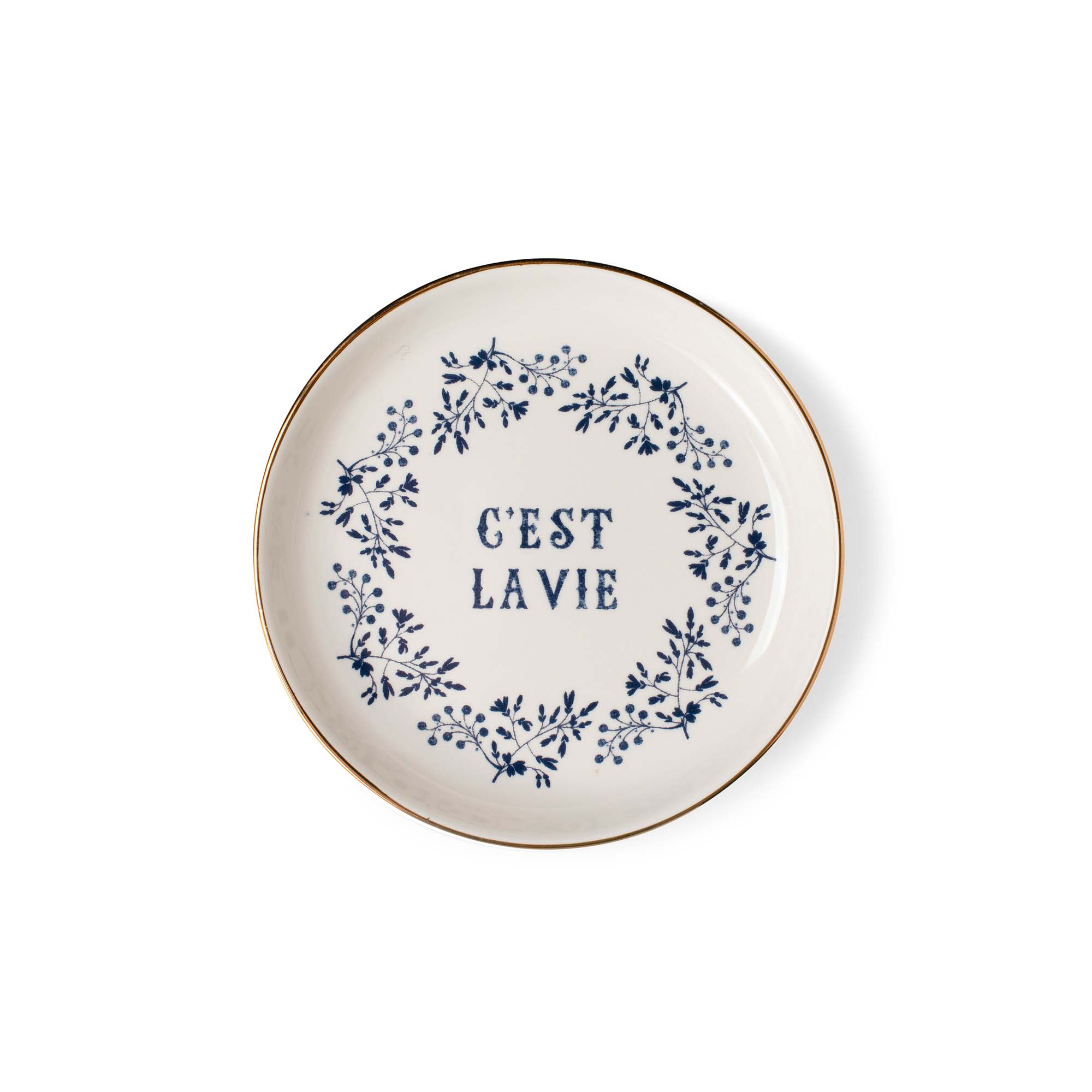 Mem Cest La Vie Memento Small Round Tray - Cloth + Cabin
