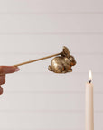 Gold Rabbit Candle Snuffer - Cloth + Cabin