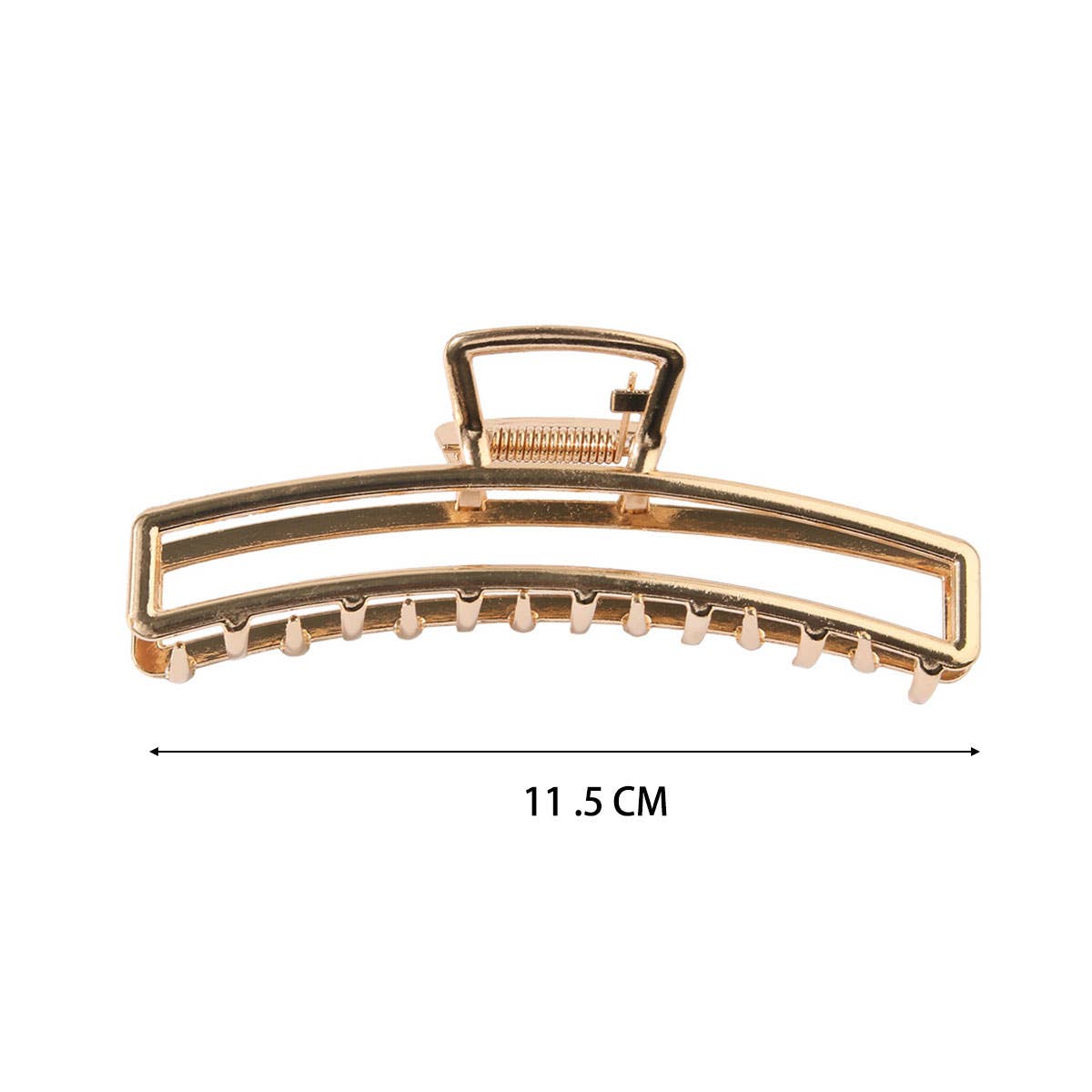 6-Pack Gold Tone Metal Hair Claws, Strong Hold_CWABE0199 - Cloth + Cabin