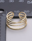 Gold Vermeil Layered Ring