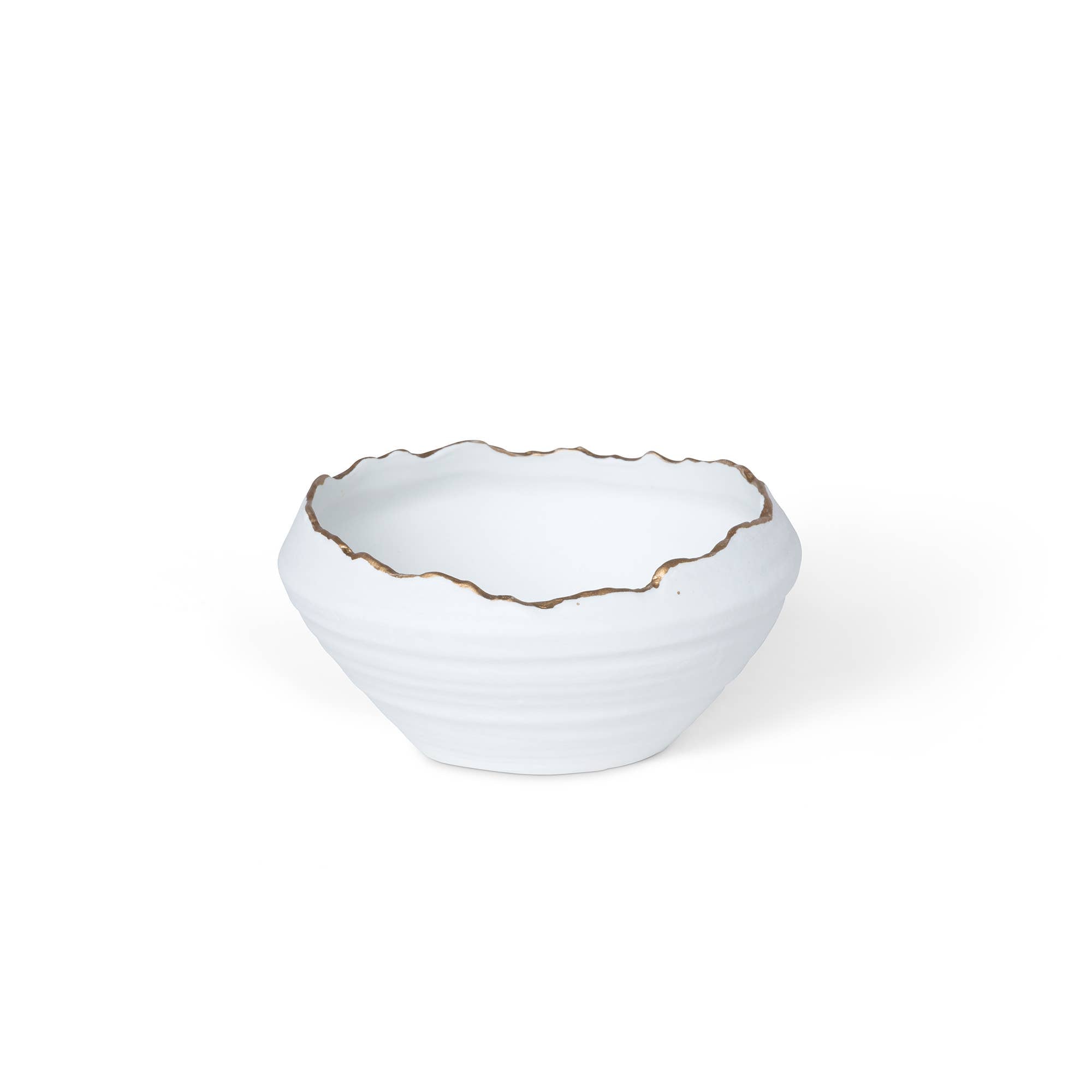 Gilded Organic Edge Bowl, 6" - Cloth + Cabin
