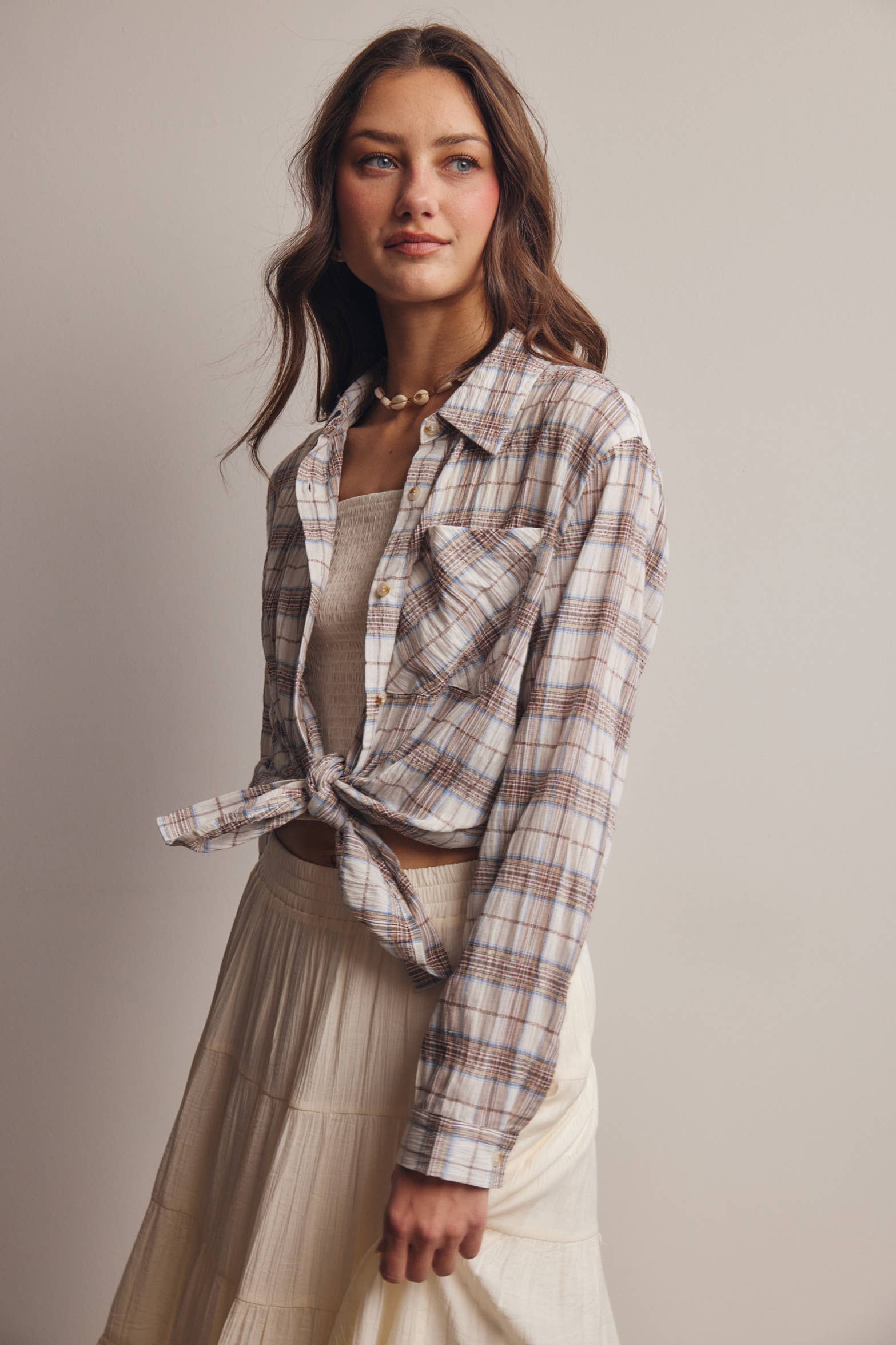 Krista Plaid Shirt