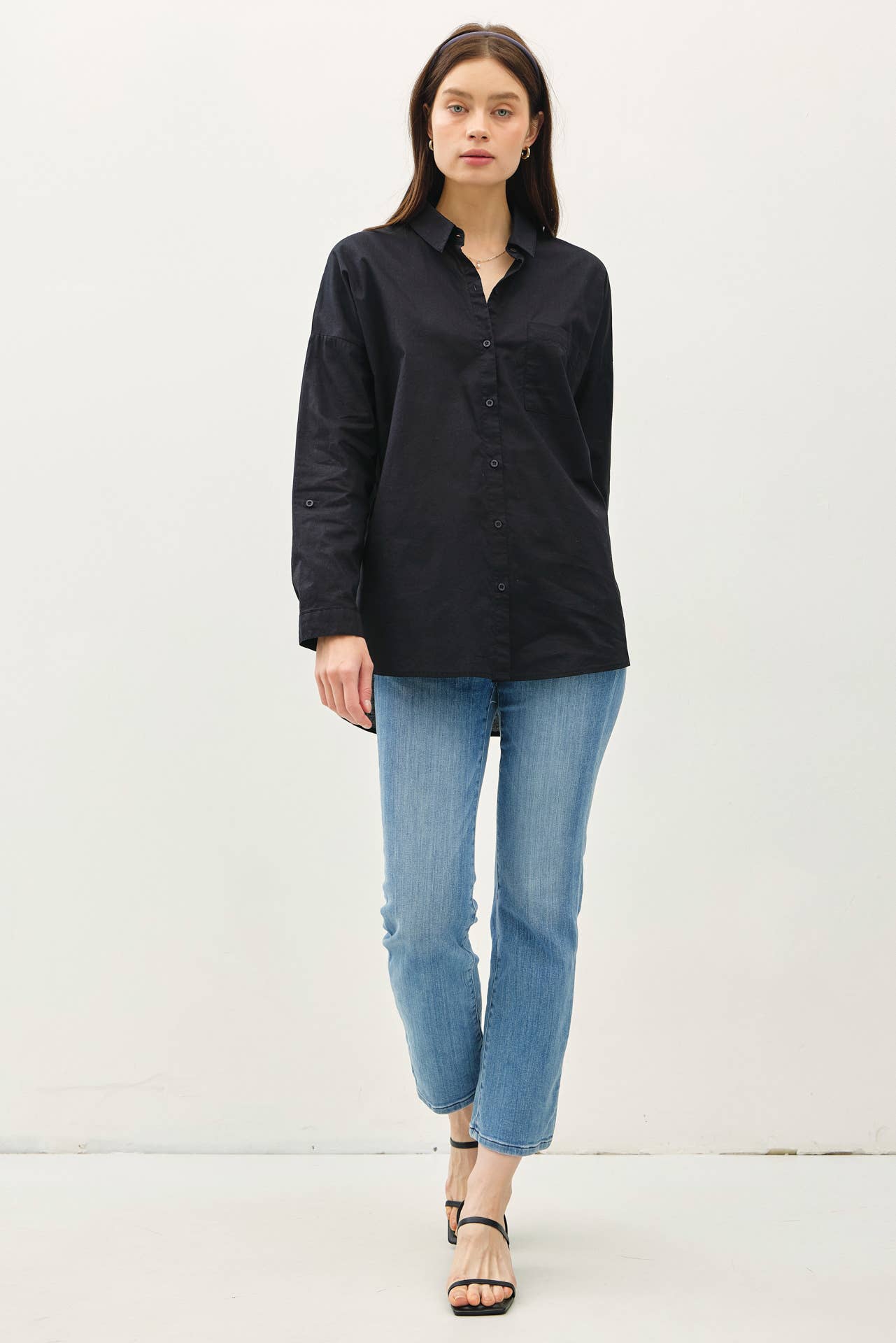 Julianne Oversized Cotton Shirt - Cloth + Cabin