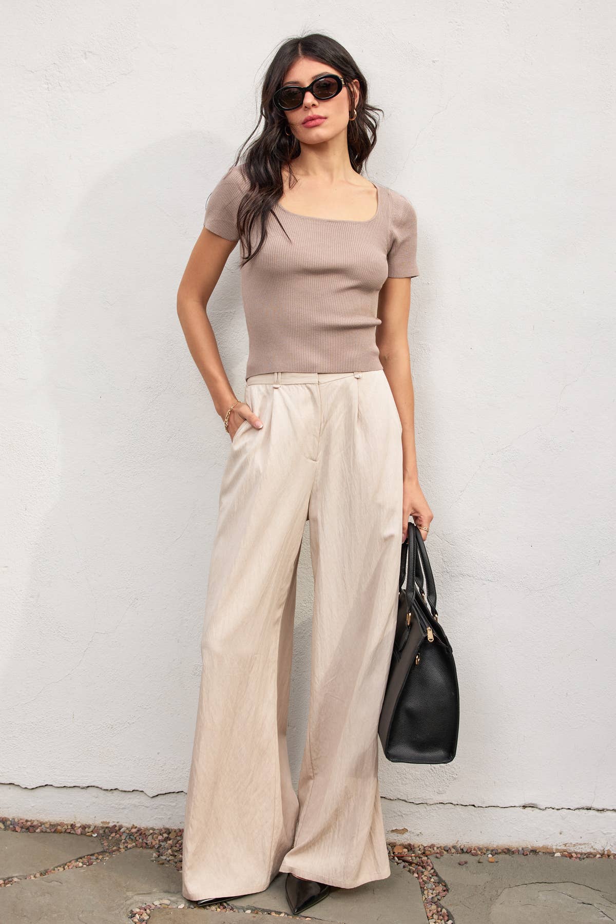 My Go To Wide Leg Trousers - Cloth + Cabin