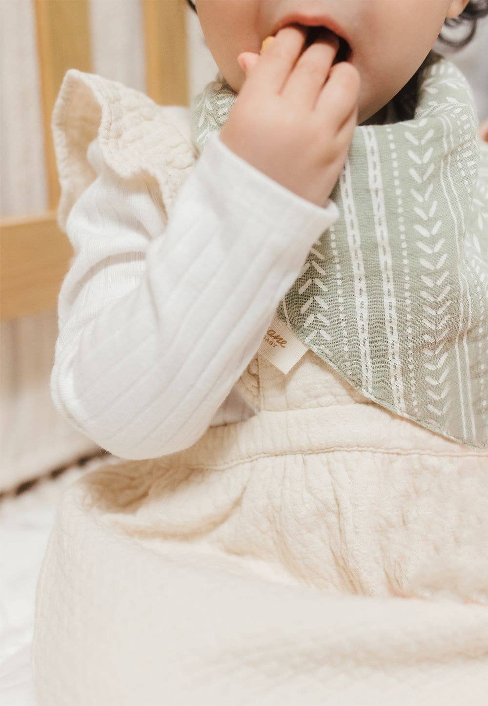 Willow Sage Muslin Cotton Bandana Baby Bib (3 Pack)