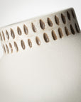 White Ceramic Modern Vase - Cloth + Cabin