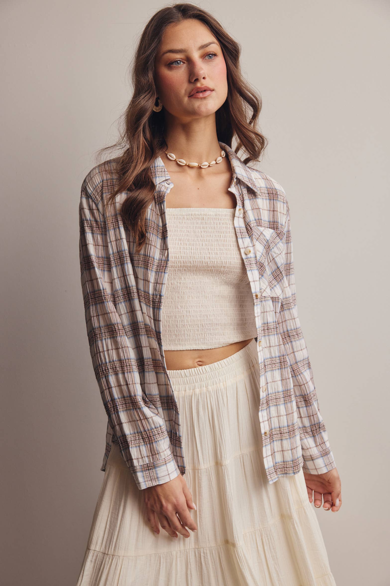 Krista Plaid Shirt