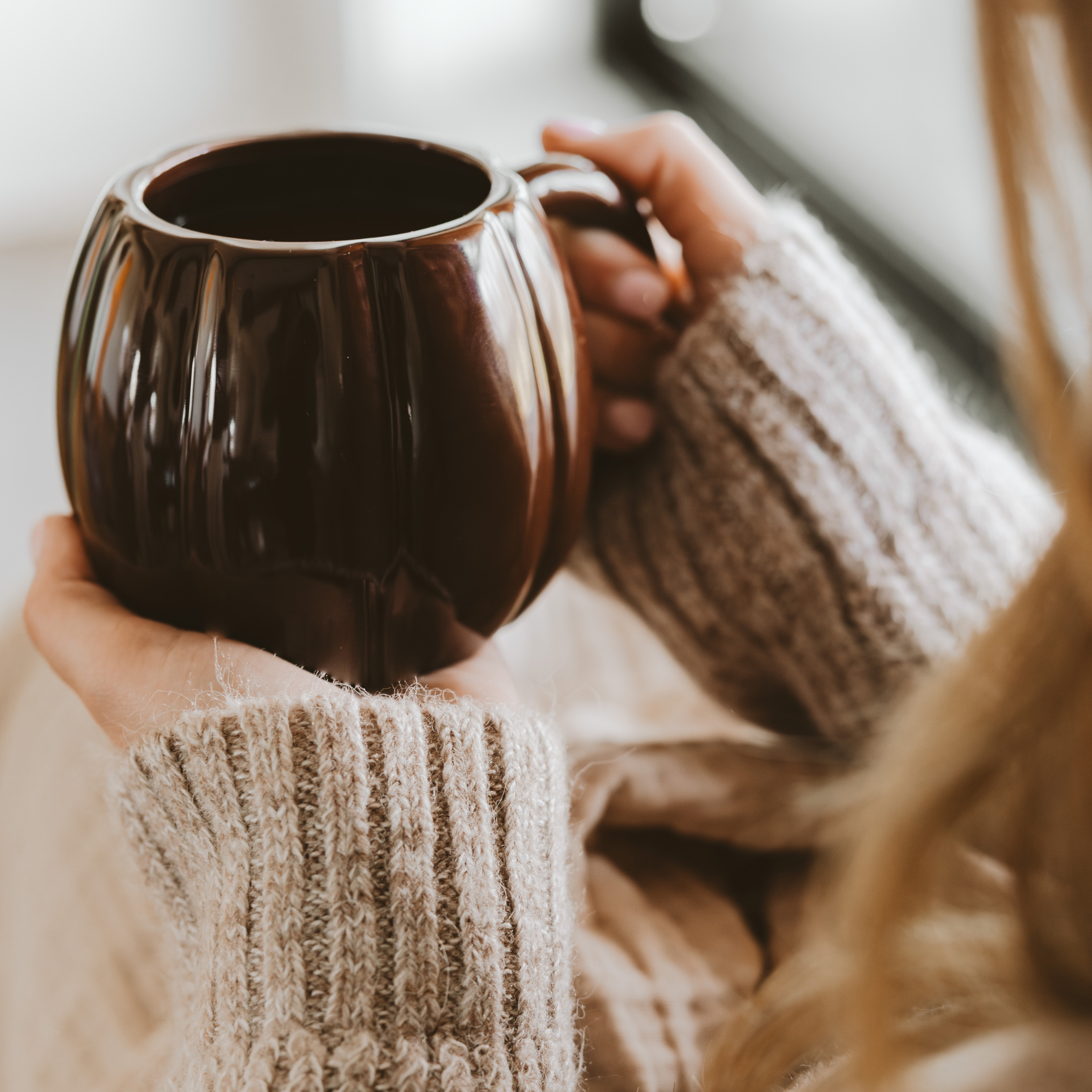 Brown Pumpkin Coffee Mug - Cloth + Cabin