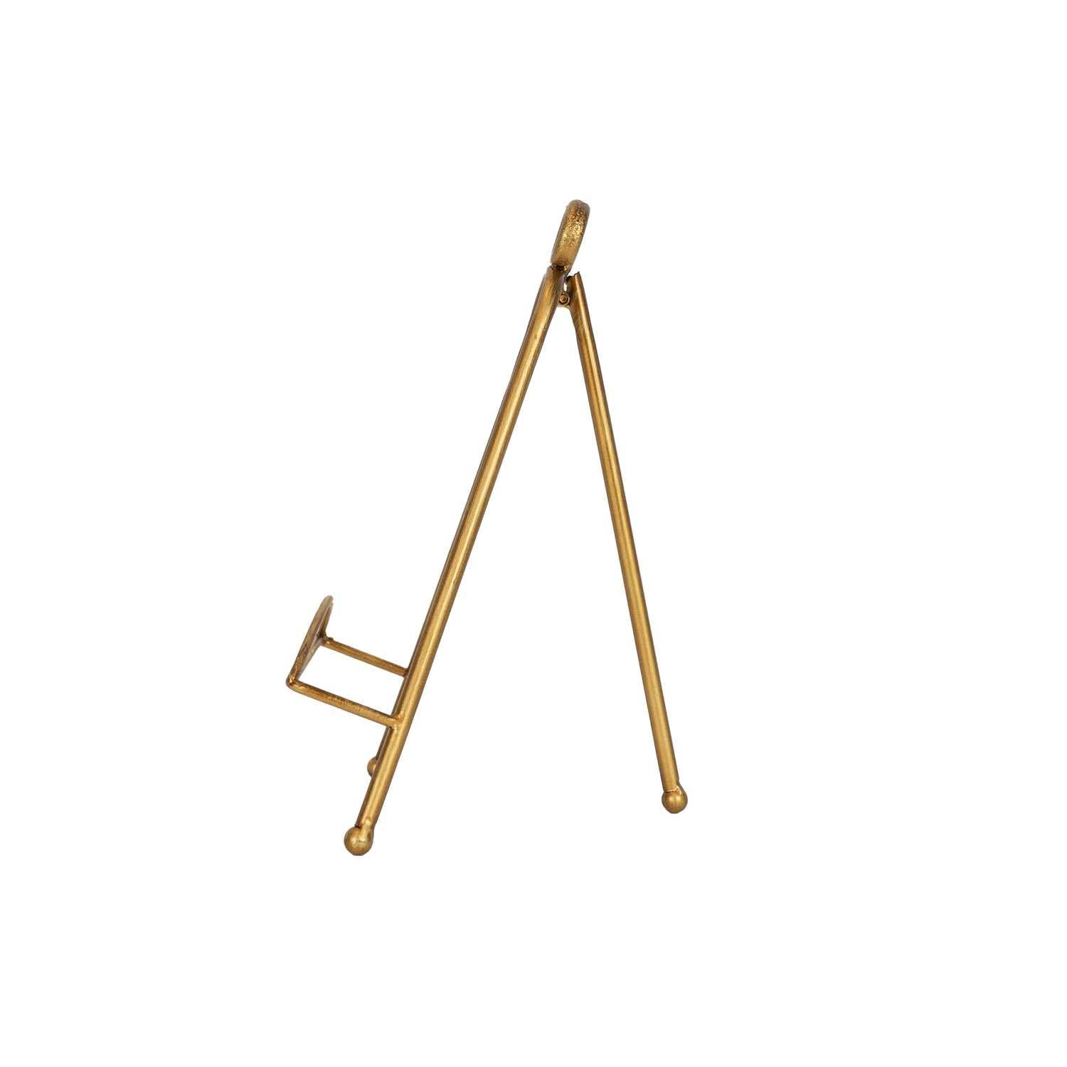 Faye Boho Brass Folding Easel Metal