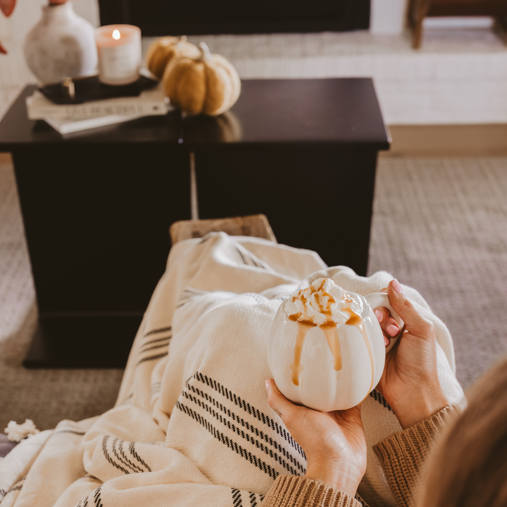 Cream Pumpkin Coffee Mug - Cloth + Cabin