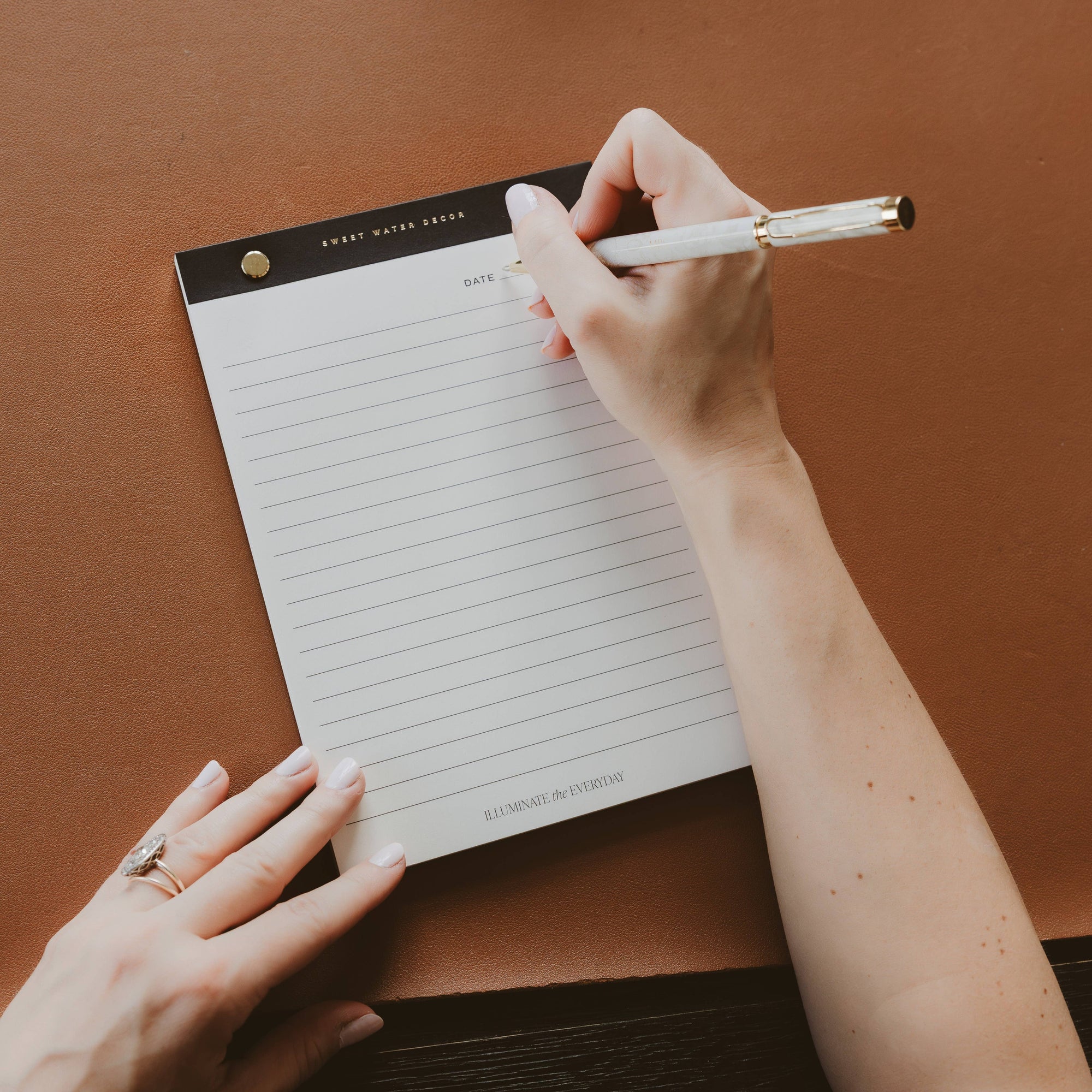 Gold Rivet Basic Notepad - Cloth + Cabin