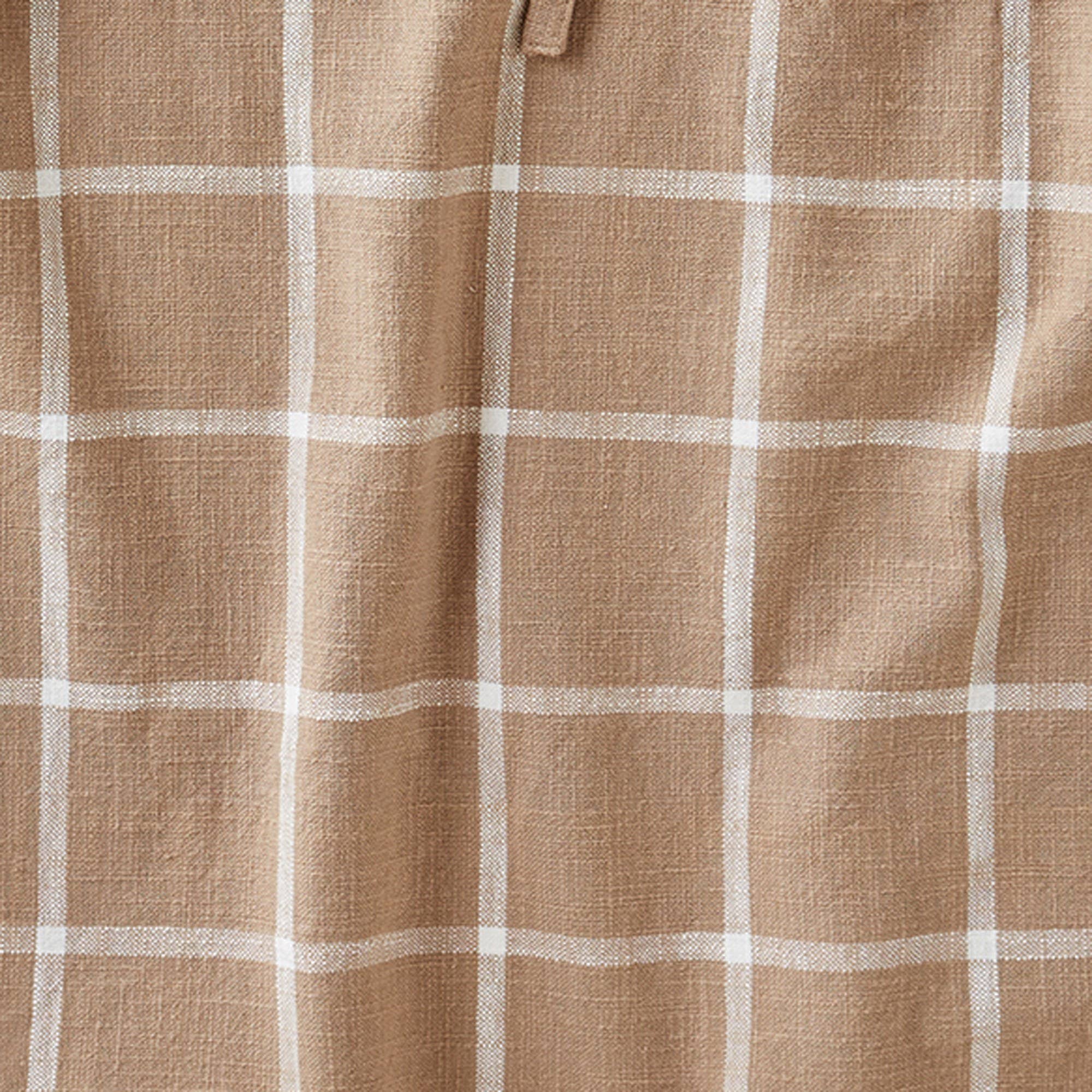 Classic Check Slub Apron - Linen - Cloth + Cabin