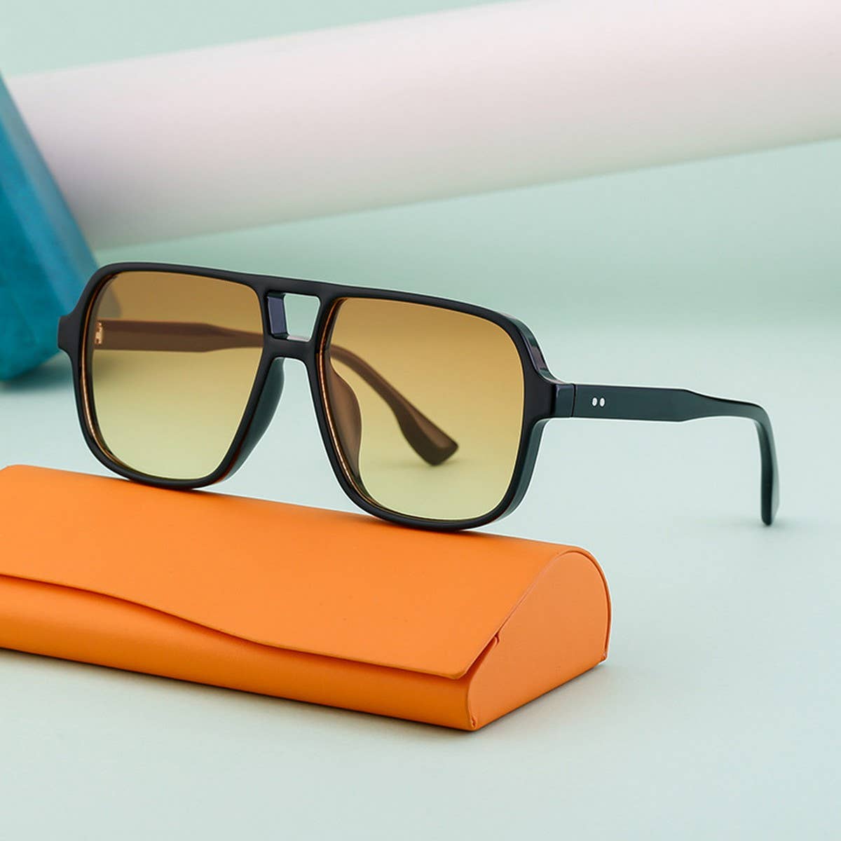 DOUBLE BRIDGE LARGE FRAME DRIVING SUNGLASSES_CWASG0614 - Cloth + Cabin