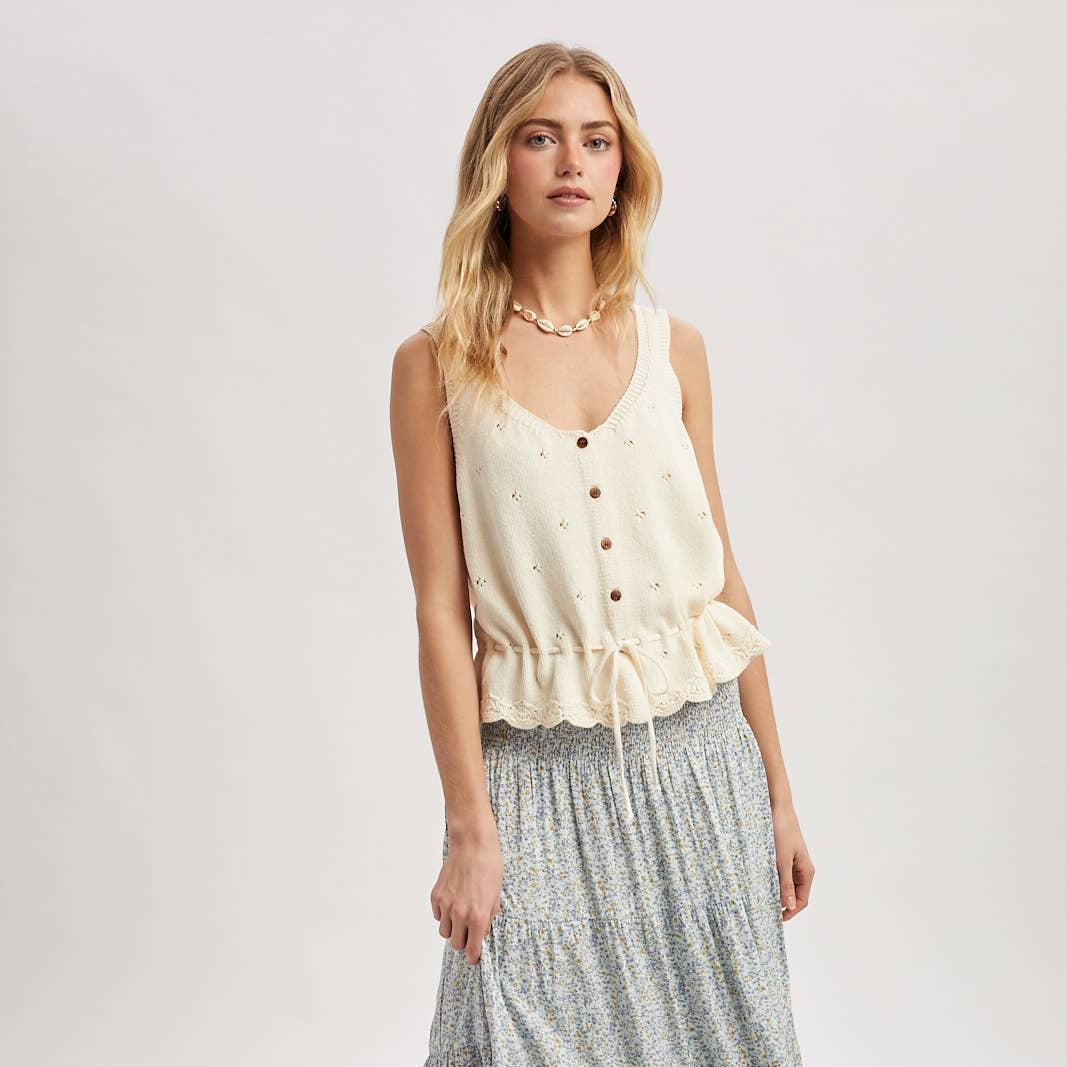 Kyla Sweater Tank Top - Cloth + Cabin