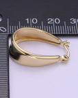 14k Gold Filled Chunky Hoop