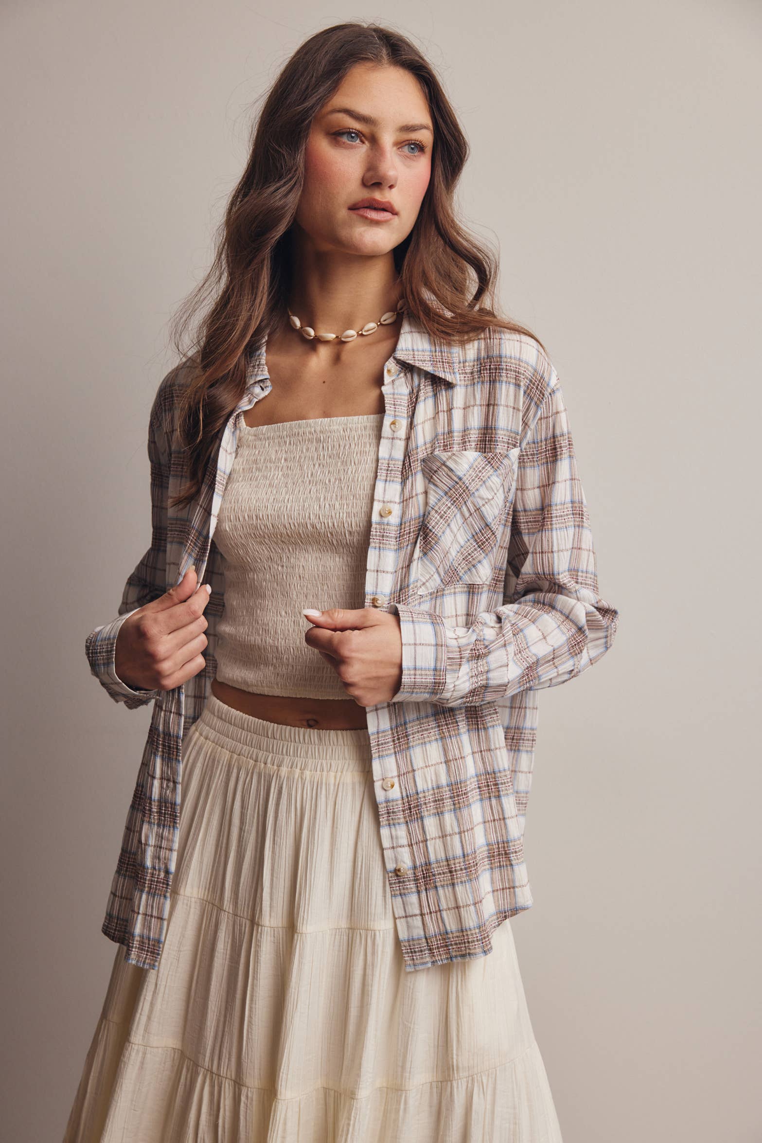 Krista Plaid Shirt
