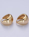 Chubby Band Hoops Huggie Earrings - Cloth + Cabin