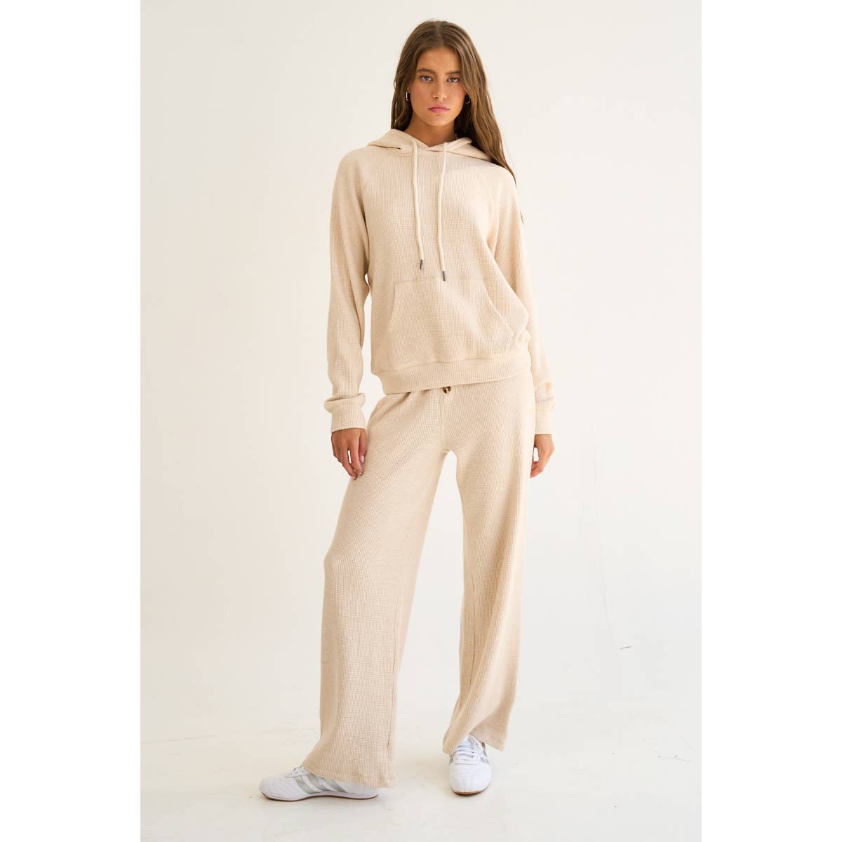 Tiara Cozy Waffle Fabric Pants - Cloth + Cabin