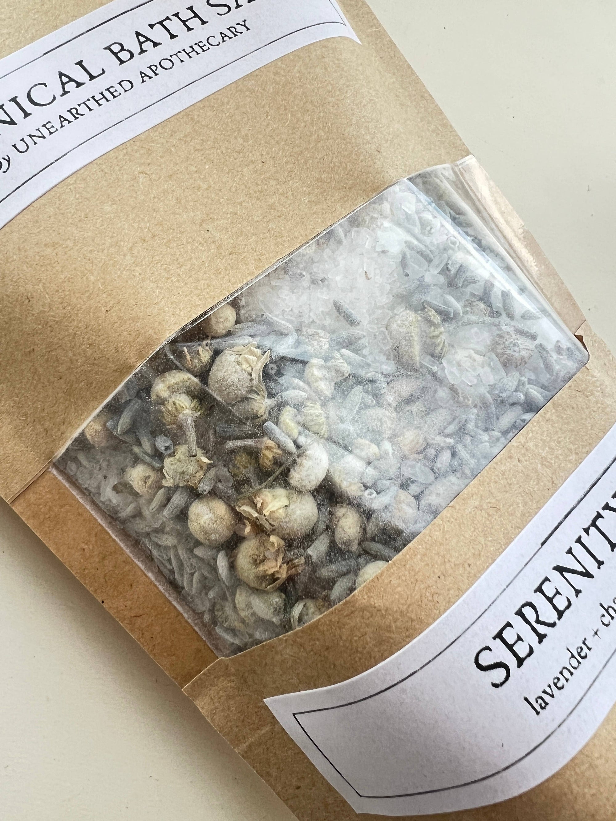 Serenity - Lavender and Chamomile Bath Salts - Cloth + Cabin