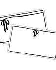 Bow Place Cards - Set of 36