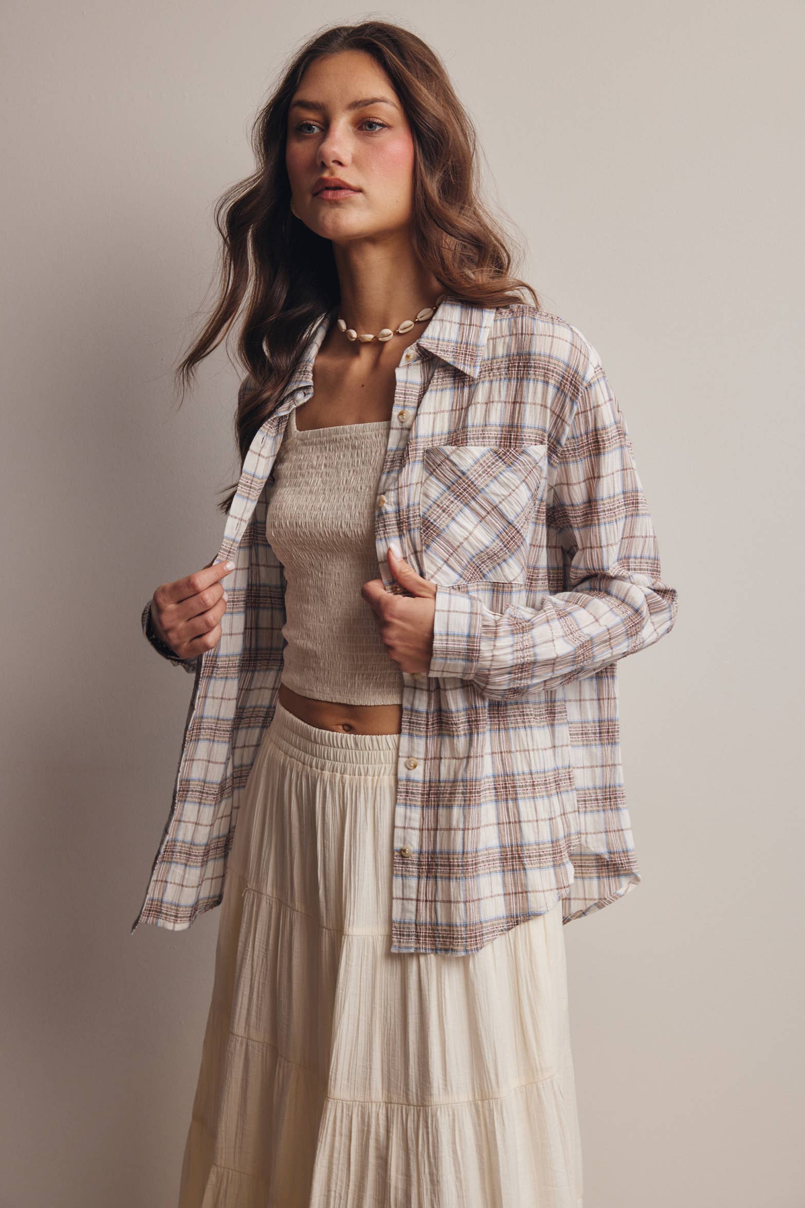 Krista Plaid Shirt