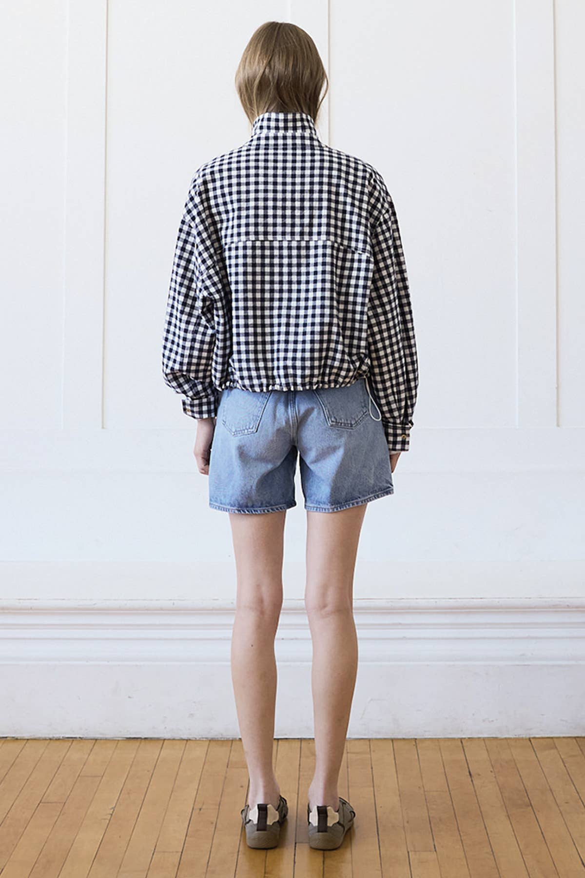 Leilani Gingham Zip Jacket