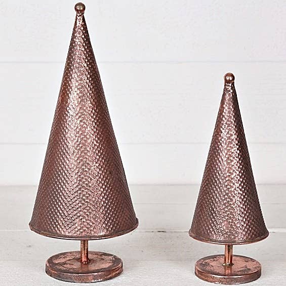 Copper Holiday Trees - Cloth + Cabin