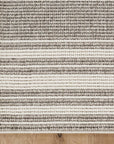 4 X6 Luca Striped Grey Cream Area Rug