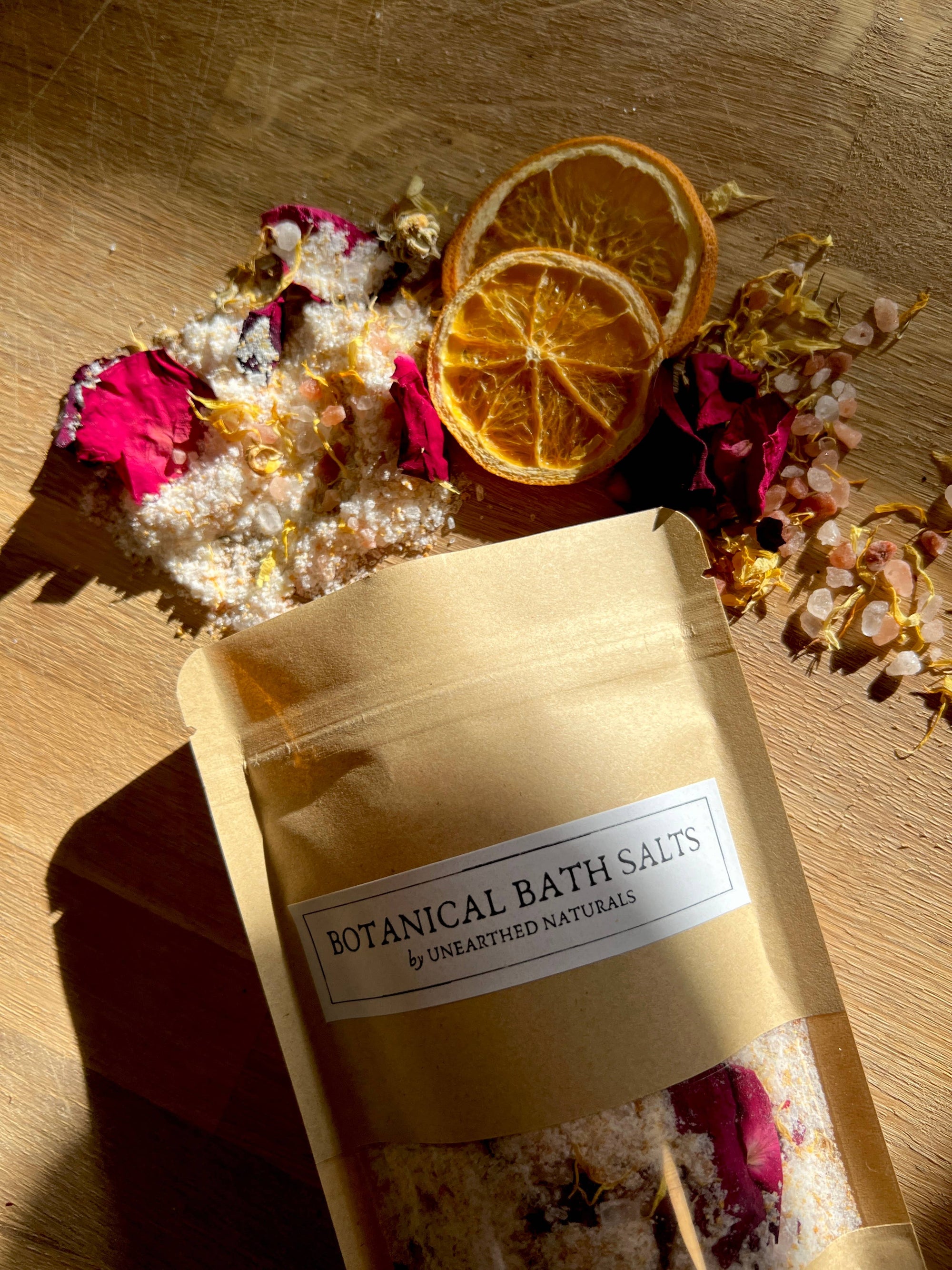 Love Struck - Calendula, Rose, & Orange Bath Salts - Cloth + Cabin