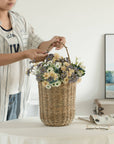 Woven Seagrass Hanging Basket - Cloth + Cabin