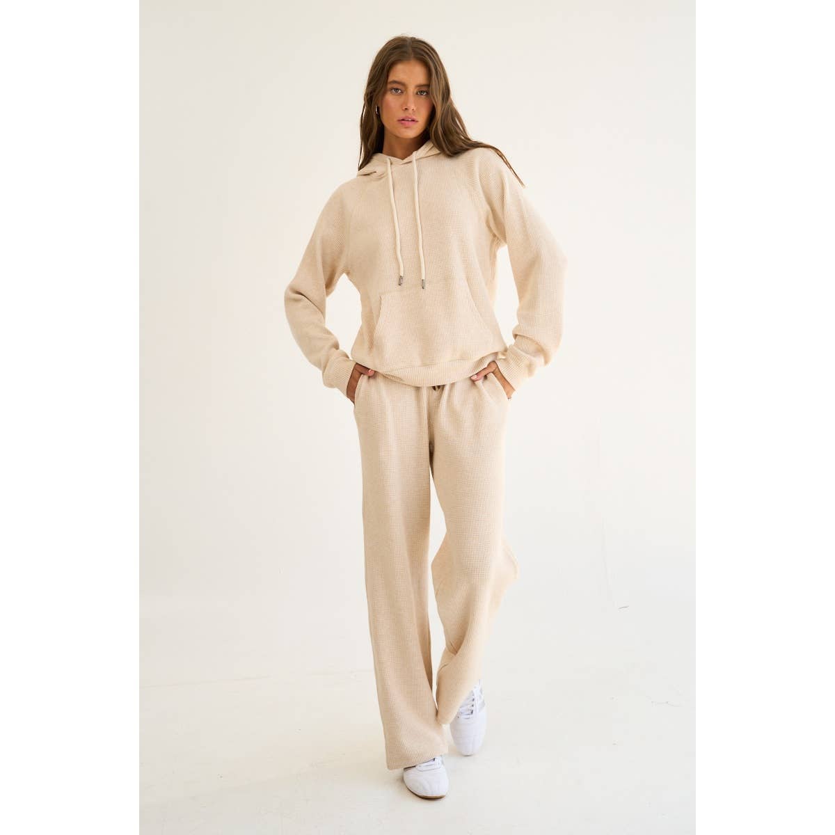 Tiara Cozy Waffle Fabric Pants - Cloth + Cabin